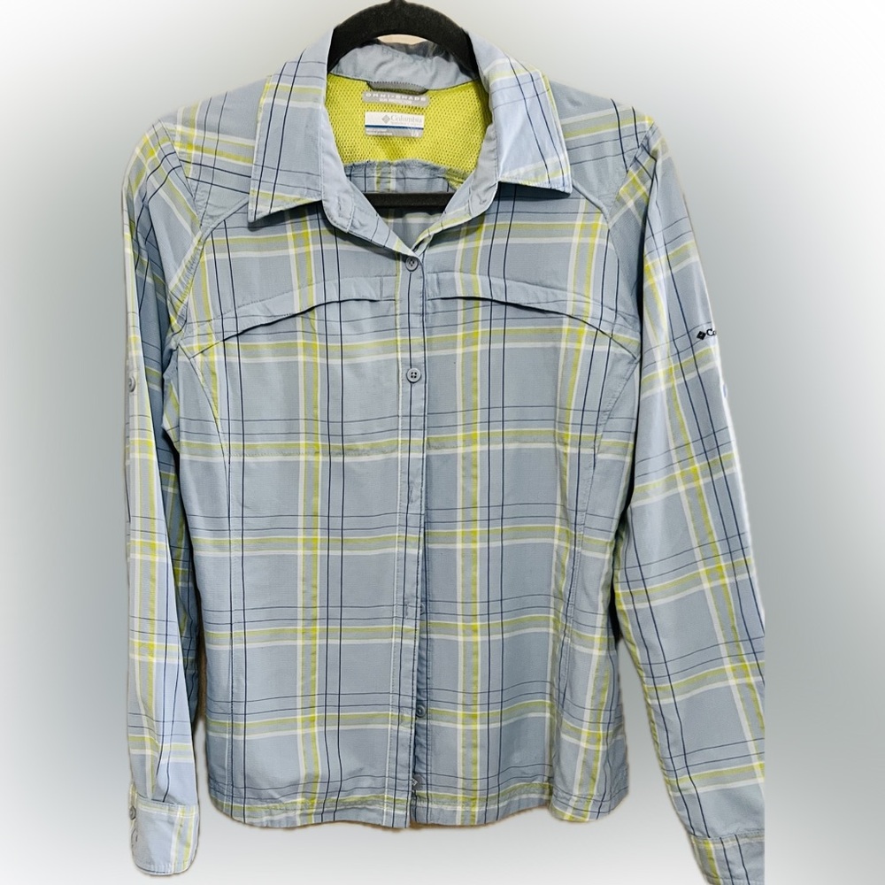 Columbia Women’s Button Front Collared Shirt, Vented, Sun Protective